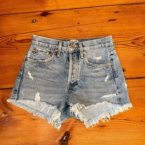 AGOLDE denim shorts